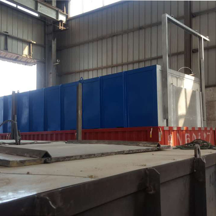 工業臺車爐發(fā)往山東中